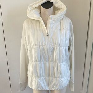 BRAND NEW—-Avia Women's White Hooded Jacket